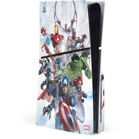 Marvel Avengers Assembled PS5 Slim Disk Console Skin