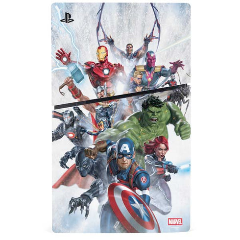 Marvel Avengers Assembled PS5 Slim Disk Console Skin