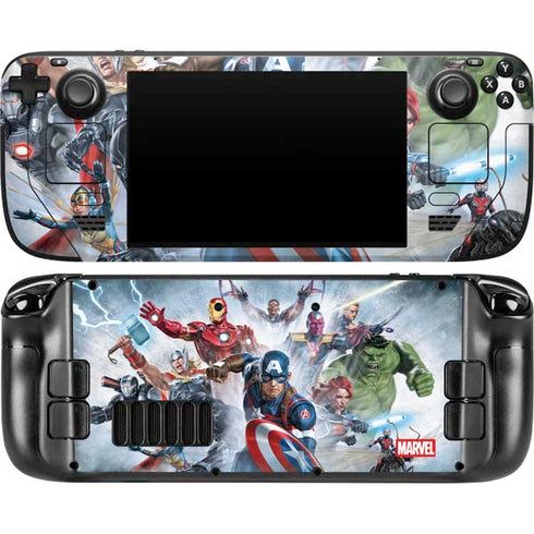 Marvel Avengers Assembled Steam Deck Handheld Gaming Computer OLED Skin