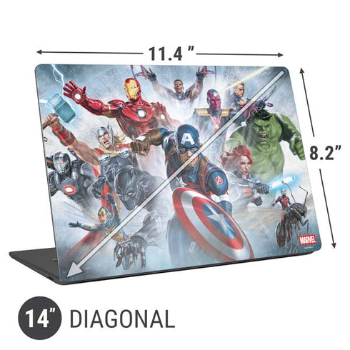 Marvel Avengers Assembled Universal Laptop 14in (11.4 x 8.2in) Skin