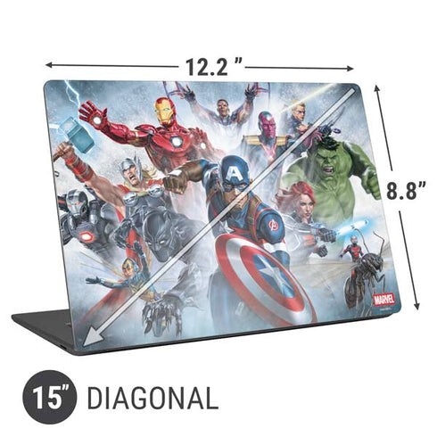 Marvel Avengers Assembled Universal Laptop 15in (12.2 x 8.8in) Skin