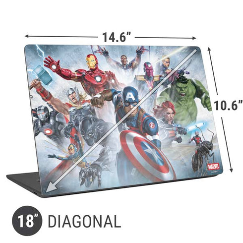 Marvel Avengers Assembled Universal Laptop 18in (14.6 x 10.6in) Skin