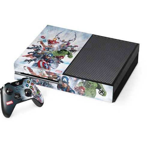 Marvel Avengers Assembled Xbox One Console and Controller Bundle Skin
