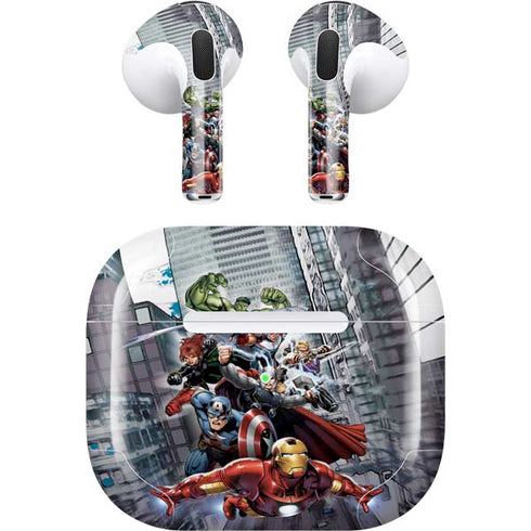 Marvel Avengers Attack Apple AirPods (3rd Gen 2021) Skin