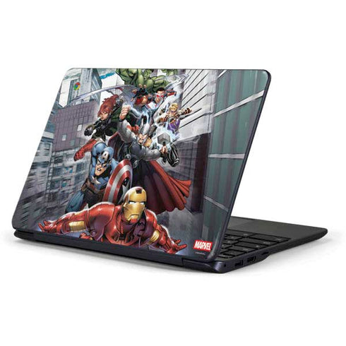 Marvel Avengers Attack Samsung Chromebook Skin