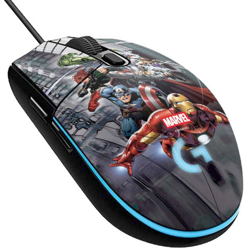 Marvel Avengers Attack G203 Prodigy RGB Wired Gaming Mouse Skin