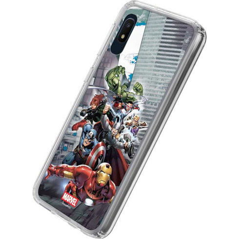 Marvel Avengers Attack Galaxy A10e Clear Case