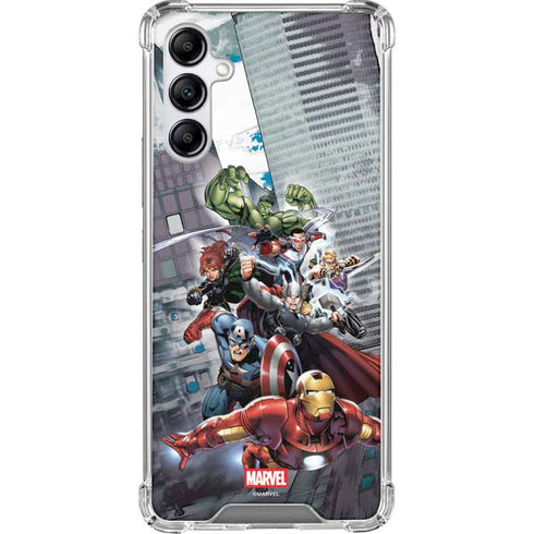 Marvel Avengers Attack Galaxy A14 5G Clear Case