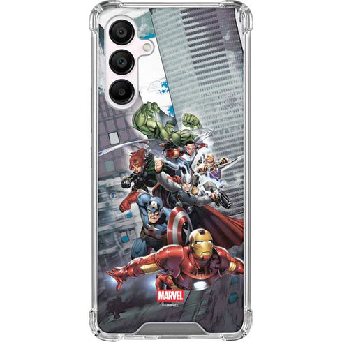 Marvel Avengers Attack Galaxy A16 5G Clear Case