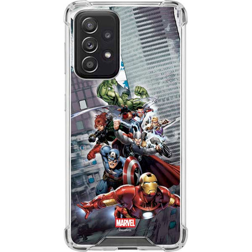 Marvel Avengers Attack Galaxy A52 5G Clear Case