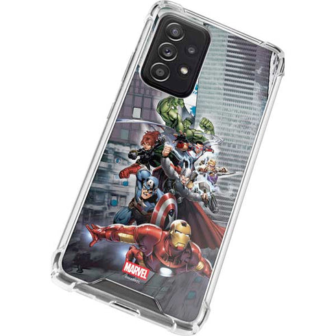 Marvel Avengers Attack Galaxy A52 5G Clear Case