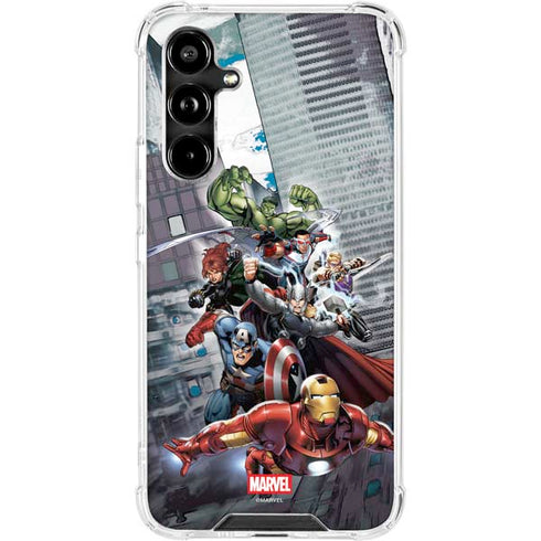 Marvel Avengers Attack Galaxy A54 5G Clear Case