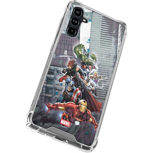 Marvel Avengers Attack Galaxy A54 5G Clear Case