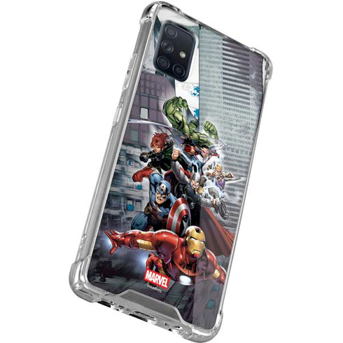 Marvel Avengers Attack Galaxy A71 5G Clear Case