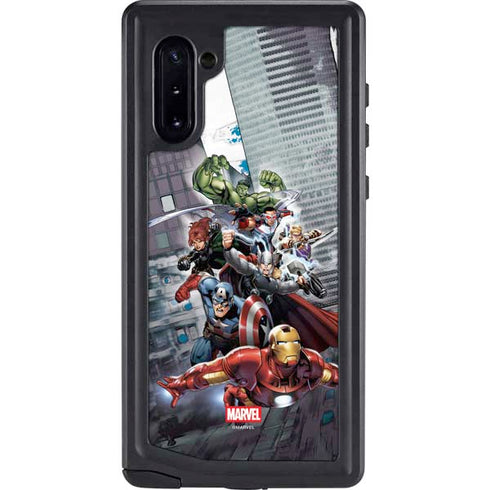 Marvel Avengers Attack Galaxy Note 10 Waterproof Case