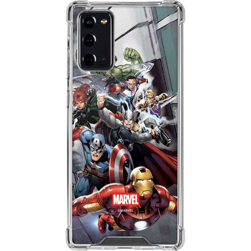 Marvel Avengers Attack Galaxy Note20 5G Clear Case