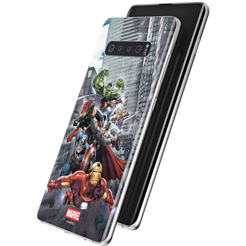 Marvel Avengers Attack Galaxy S10 Plus Skin