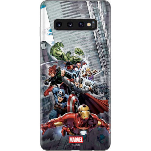Marvel Avengers Attack Galaxy S10 Skin