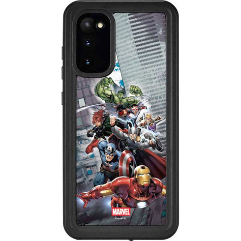Marvel Avengers Attack Galaxy S20 Waterproof Case
