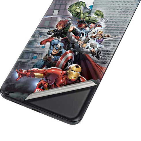Marvel Avengers Attack Galaxy S21 Plus 5G Skin