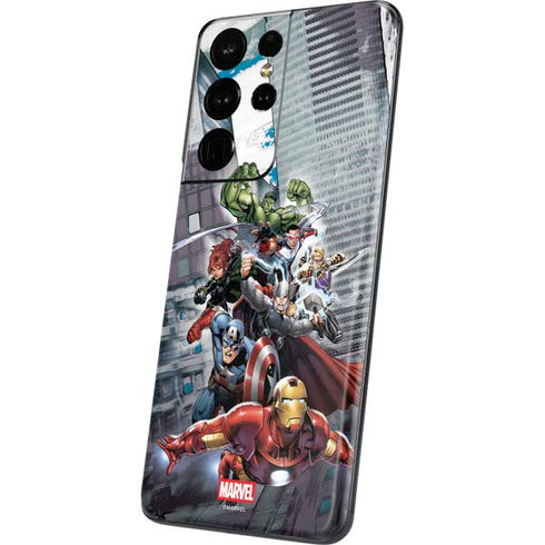 Marvel Avengers Attack Galaxy S21 Ultra 5G Skin