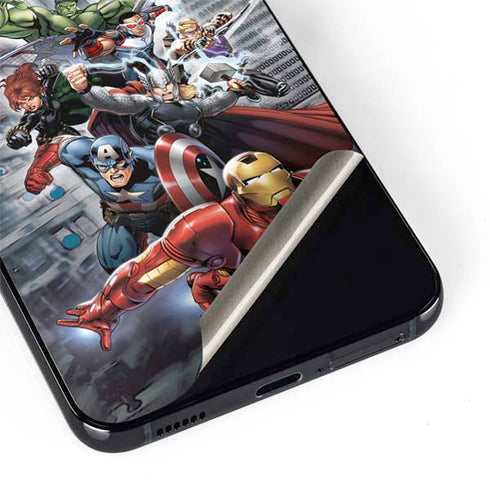 Marvel Avengers Attack Galaxy S22 Skin