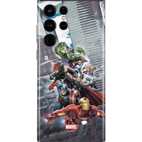 Marvel Avengers Attack Galaxy S22 Ultra Skin