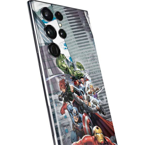 Marvel Avengers Attack Galaxy S22 Ultra Skin