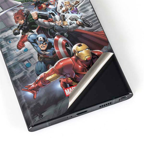 Marvel Avengers Attack Galaxy S22 Ultra Skin