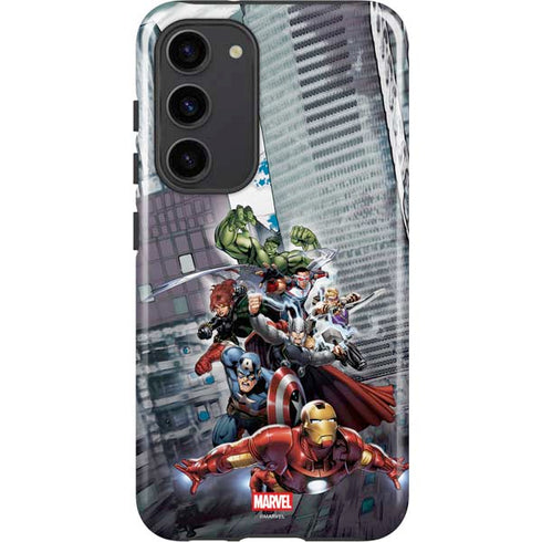 Marvel Avengers Attack Galaxy S23 Plus Pro Case