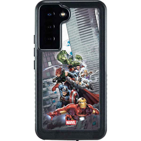 Marvel Avengers Attack Galaxy S23 Plus Waterproof Case