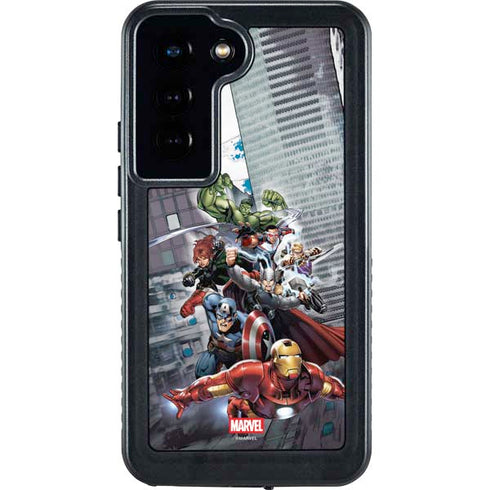 Marvel Avengers Attack Galaxy S23 Waterproof Case