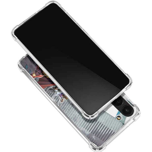 Marvel Avengers Attack Galaxy S24 FE Clear Case