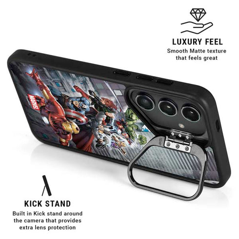 Marvel Avengers Attack Galaxy S24 Ultra Kickstand Case