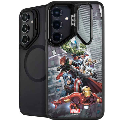 Marvel Avengers Attack Galaxy S25 Plus Kickstand Case