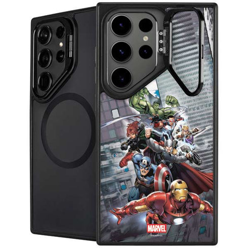Marvel Avengers Attack Galaxy S25 Ultra Kickstand Case