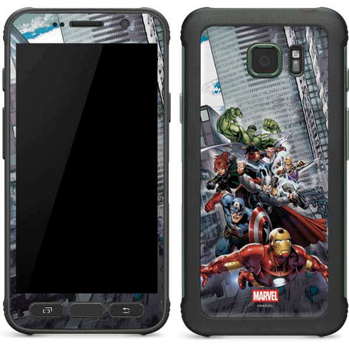Marvel Avengers Attack Galaxy S7 Active Skin