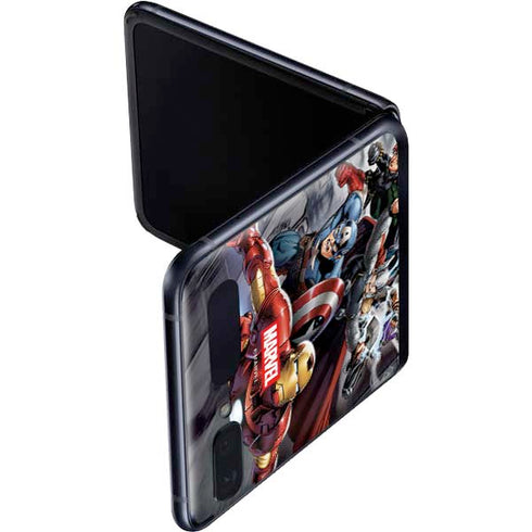 Marvel Avengers Attack Galaxy Z Flip Skin
