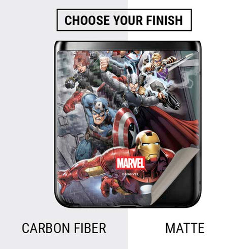 Marvel Avengers Attack Galaxy Z Flip Skin