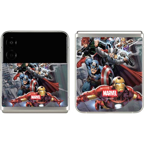 Marvel Avengers Attack Galaxy Z Flip3 5G Skin
