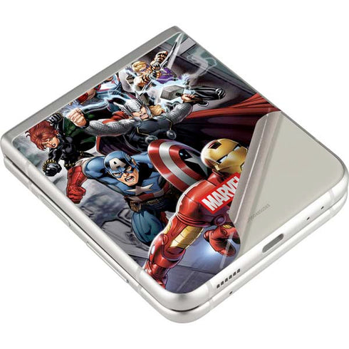 Marvel Avengers Attack Galaxy Z Flip3 5G Skin