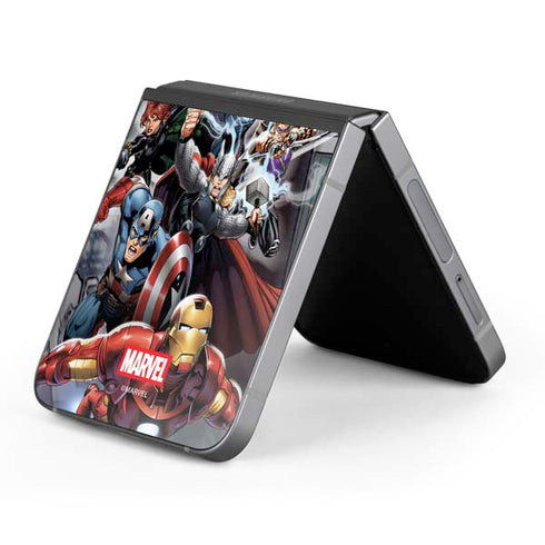 Marvel Avengers Attack Galaxy Z Flip6 Skin