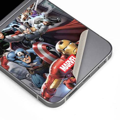 Marvel Avengers Attack Galaxy Z Flip6 Skin