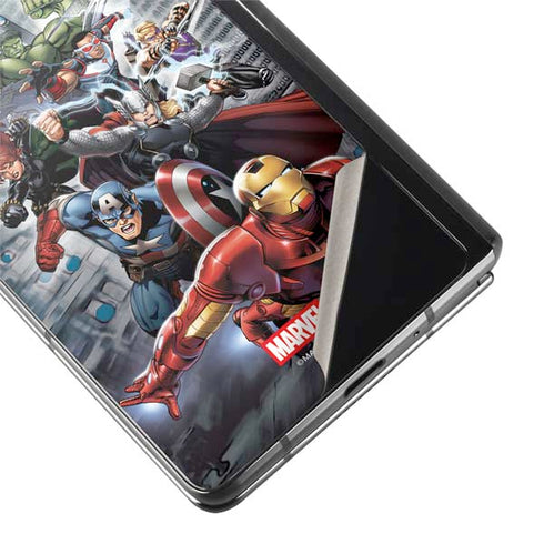 Marvel Avengers Attack Galaxy Z Fold2 5G Skin