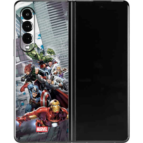 Marvel Avengers Attack Galaxy Z Fold3 5G Skin