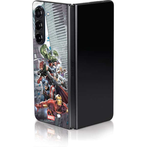 Marvel Avengers Attack Galaxy Z Fold5 5G Skin