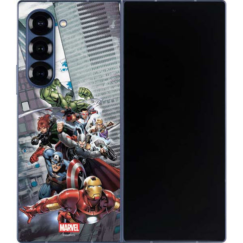 Marvel Avengers Attack Galaxy Z Fold6 Skin