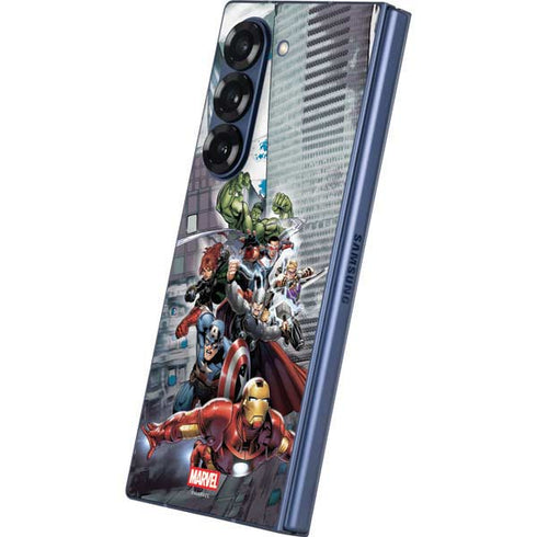 Marvel Avengers Attack Galaxy Z Fold6 Skin