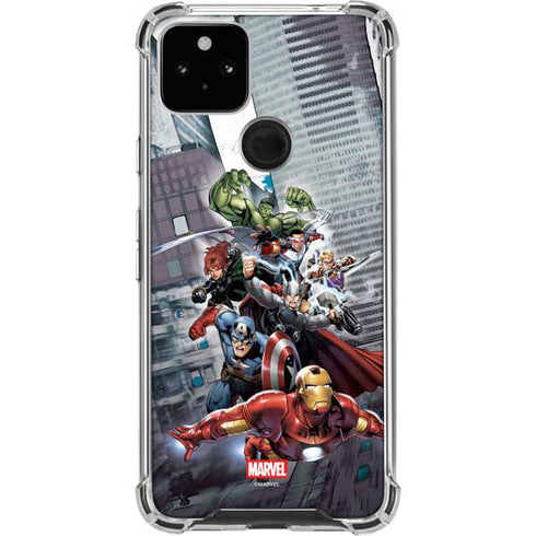 Marvel Avengers Attack Google Pixel 5a 5G Clear Case
