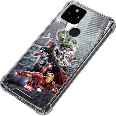 Marvel Avengers Attack Google Pixel 5a 5G Clear Case